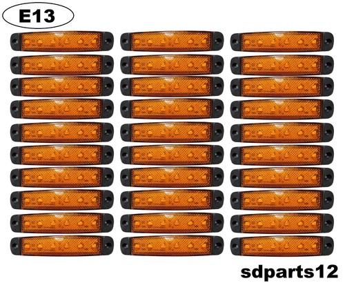 24v orange led feux de - x,