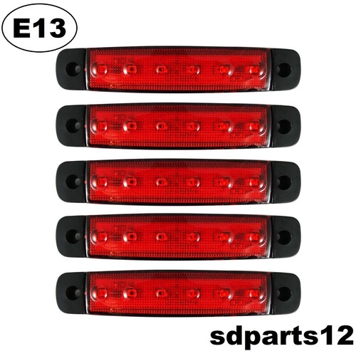 24v led rouge feux de - x,
