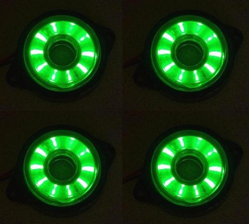 Led vert tournant course - vert,