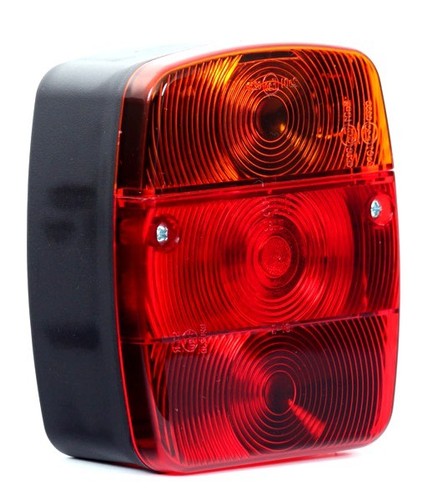Feu arrière rouge ambre